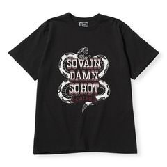【残り一点】Garment Dye Snake Logo Tee