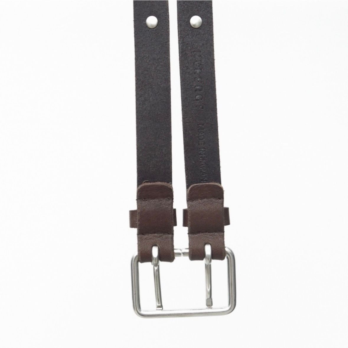 【残り一点】Studded Double Pin Split Leather Belt
