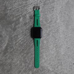 【残り一点】レザーハイブリッドバンド for Apple Watch(JOLLY GREEN)