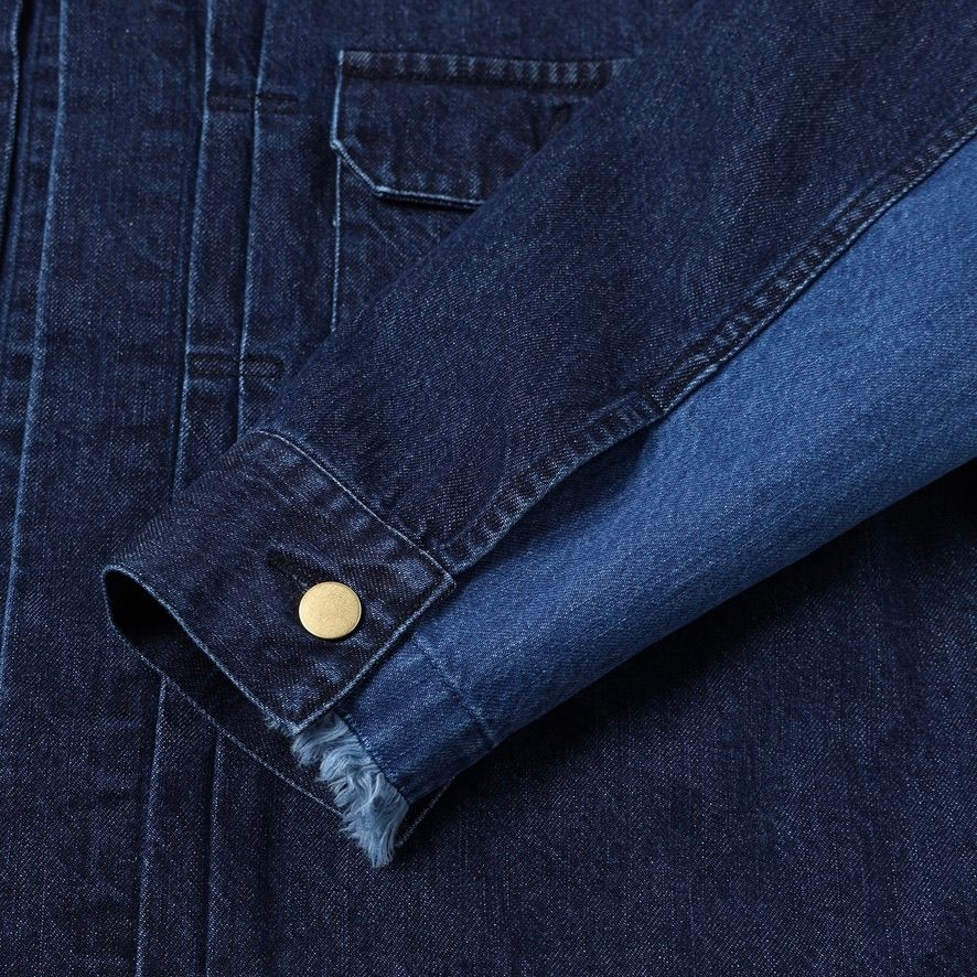 CULLNI - 【残り一点】Cut-off Band Collar Denim Blouson | ACRMTSM