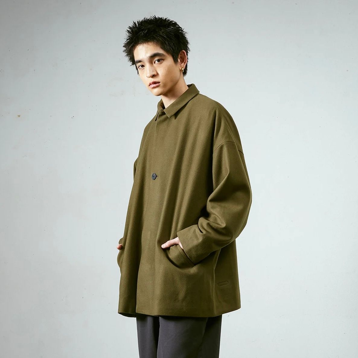 【残り一点】メルトンBIGハーフコート