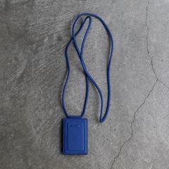 【残り一点】レザーストラップ付カードケース(LAPIS BLUE)