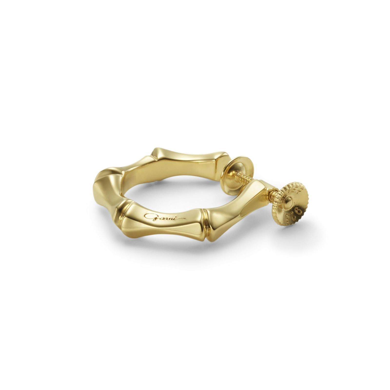 【お取り寄せ注文可能】Crockery Bamboo Earring(GOLD)