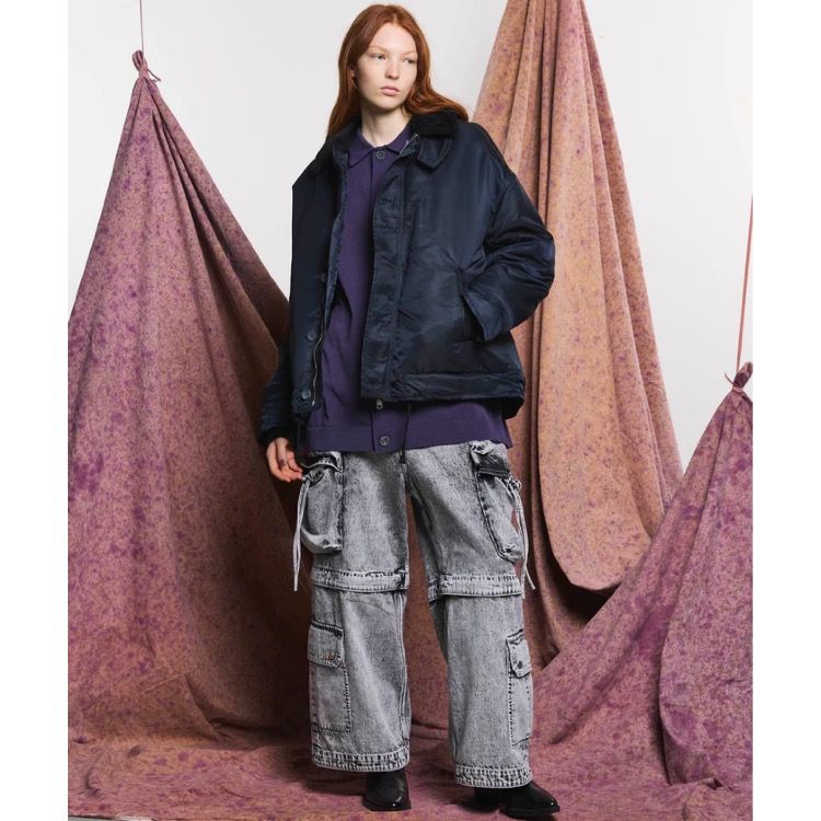 【残り一点】Big Pocket 2way Baggy Denim Cargo Pants