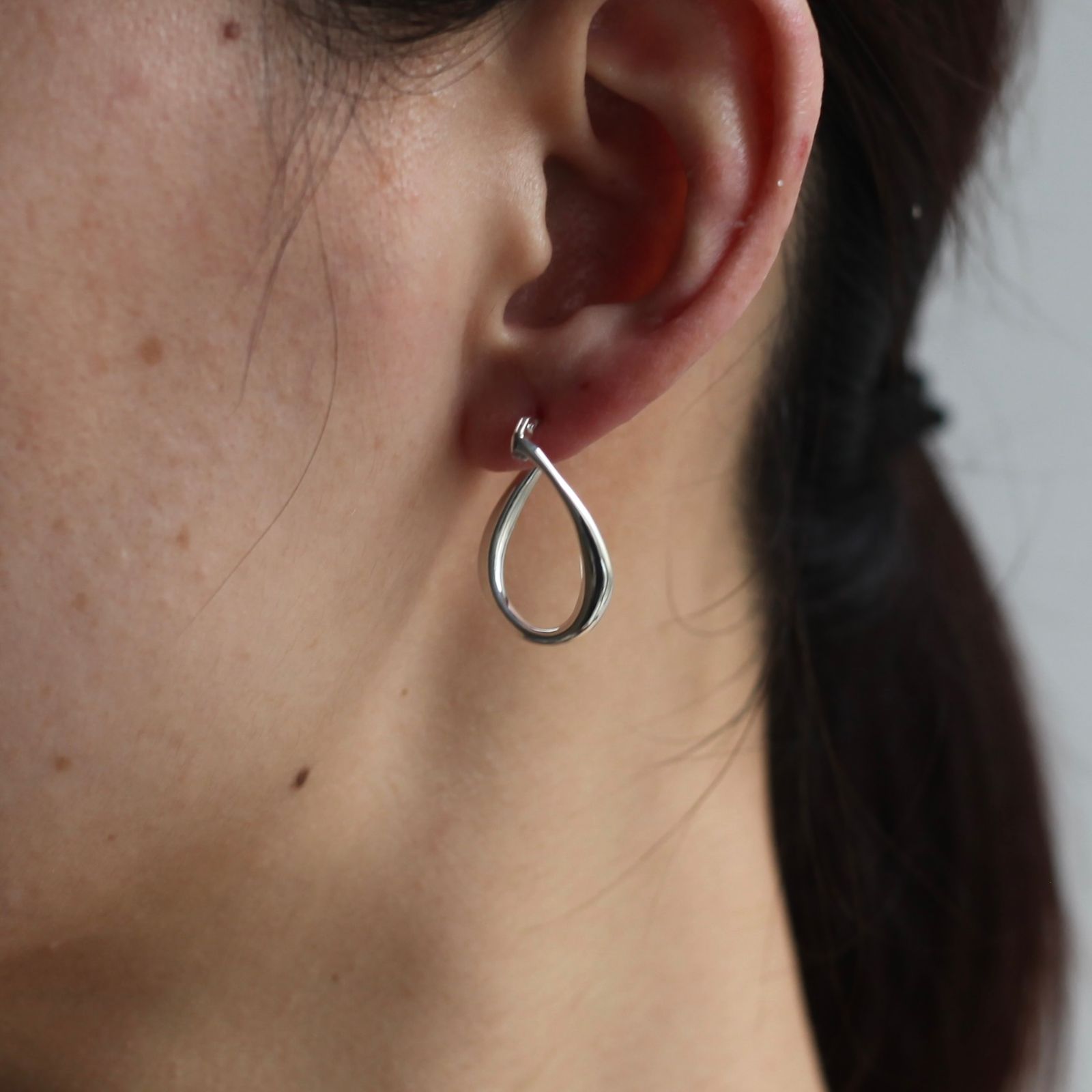 【残り一点】Teardrop Earrings SMALL LINK(両耳用)
