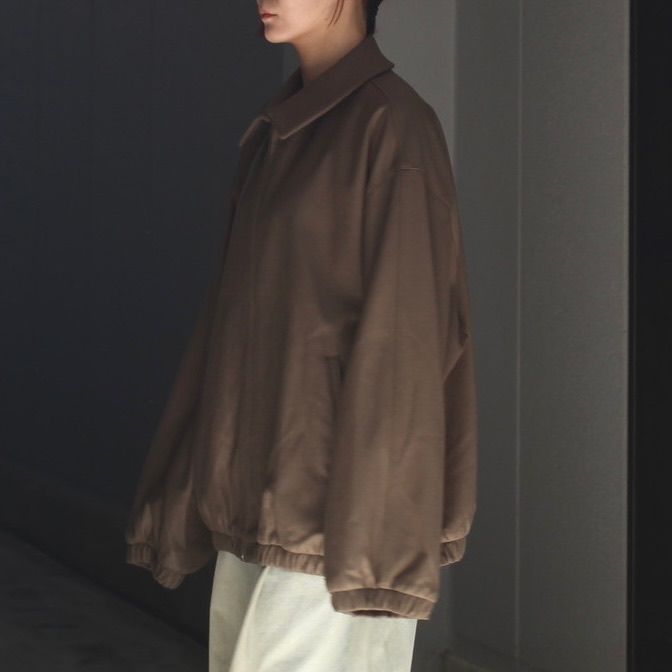 【残りわずか】Melton Oversized Zip Jacket