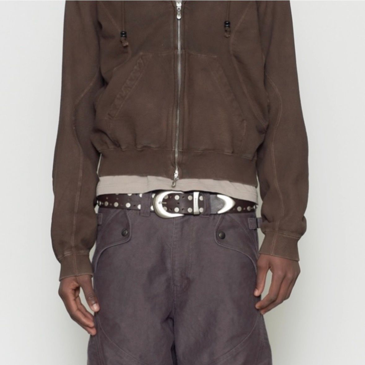 【残り一点】4C Studded Leather Belt