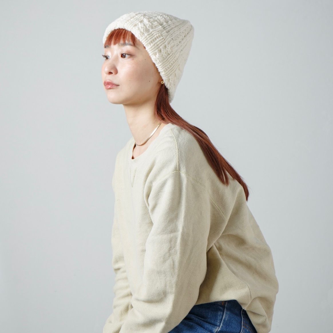 【残り一点】Insideout Cable Knit Cap