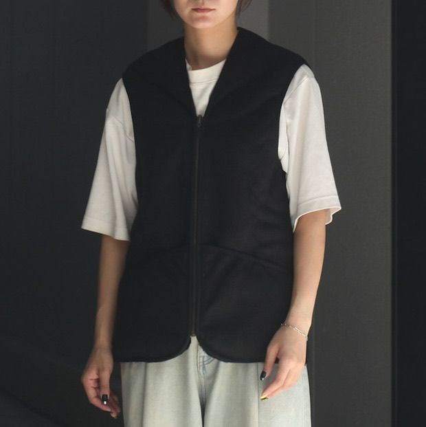 【残り一点】Warm Pile Waistcoat Zip In Liner