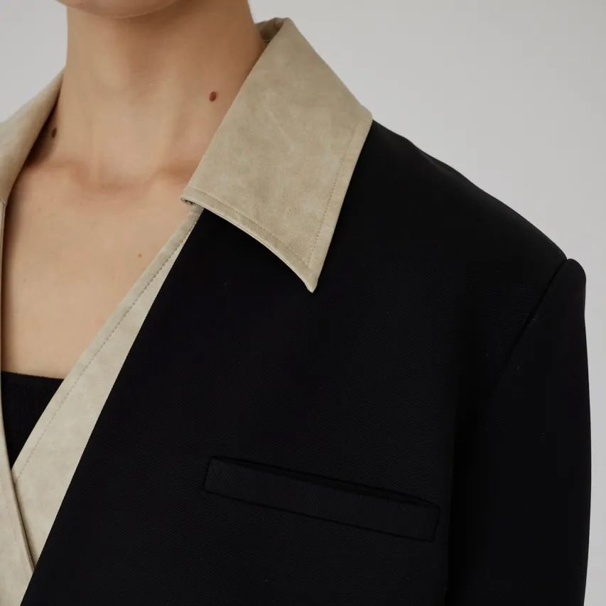 【残り一点】Collarless Padded JK
