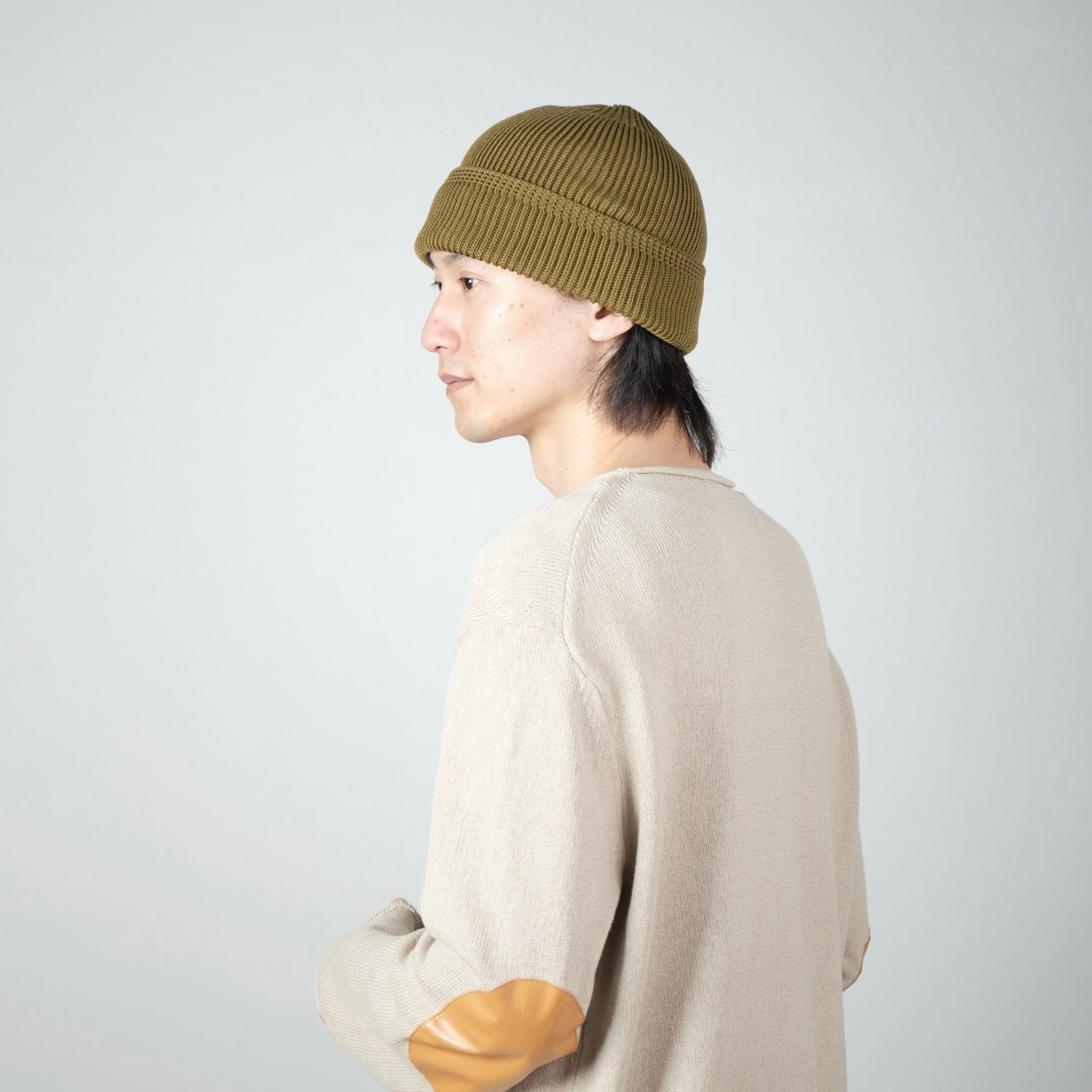 【残り一点】Cotton Acrylic Knit Beanie