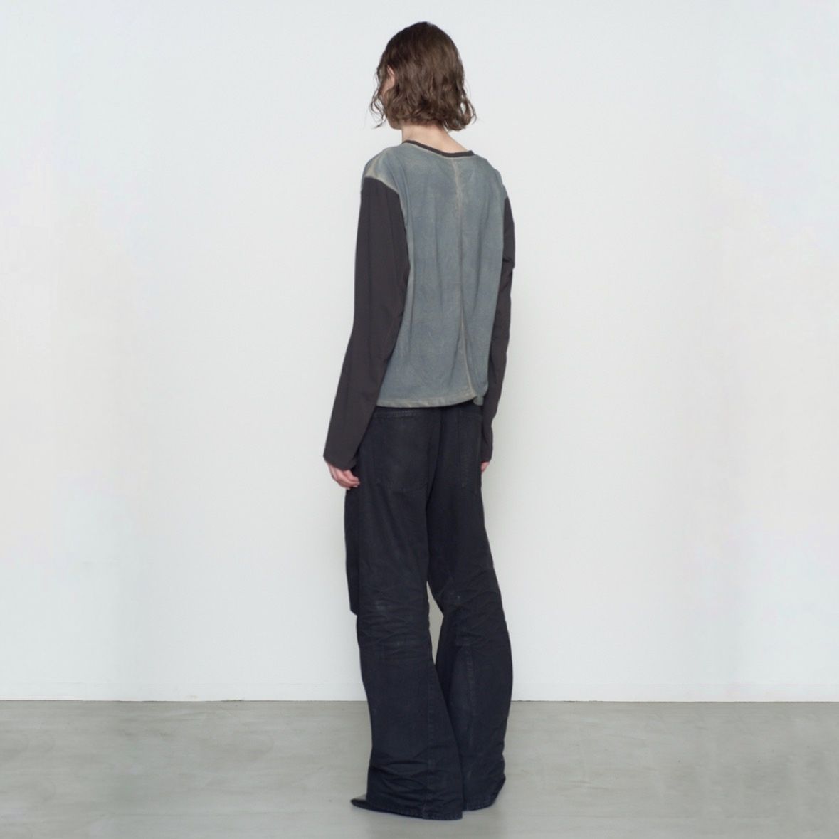 【残りわずか】3D Twisted Wide Leg Jeans