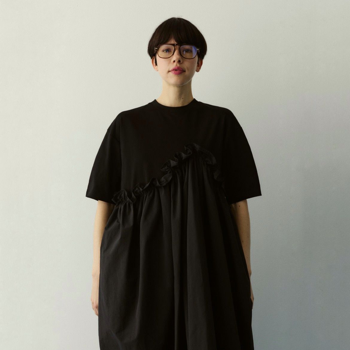 【残り一点】Wave Frill Cut Dress