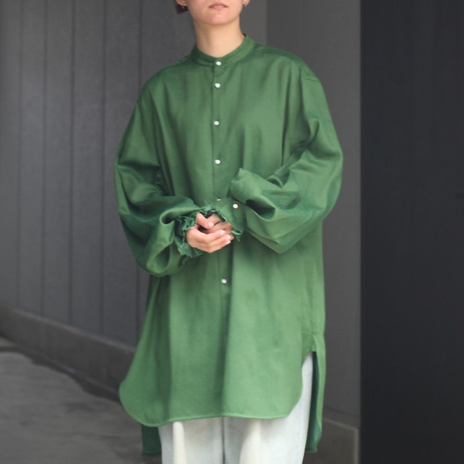 Omar Afridi Omar Shirt green 22aw | georgesemmanuelarnaud.com