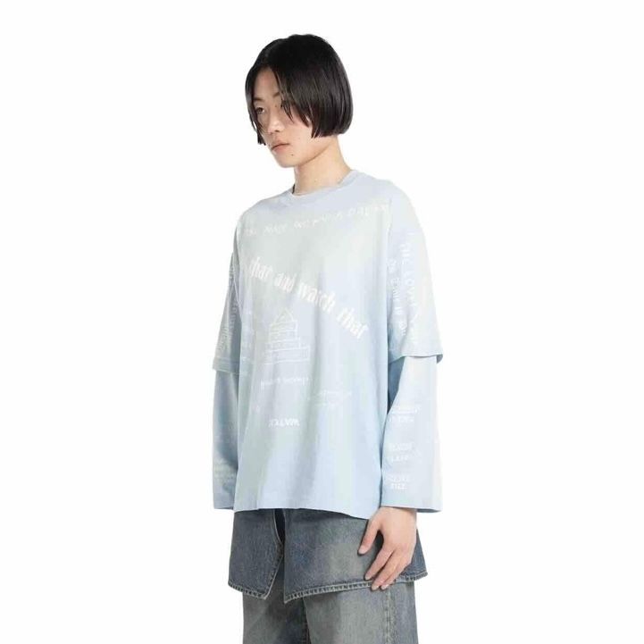 【残り一点】"TATTOO" Switching Tee