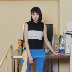 【残り一点】Shrunk-Knit Bare Top