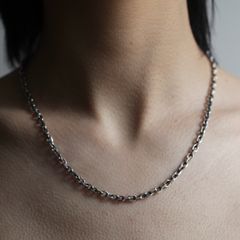 【残りわずか】120cut Out Chain Necklace(SILVER)
