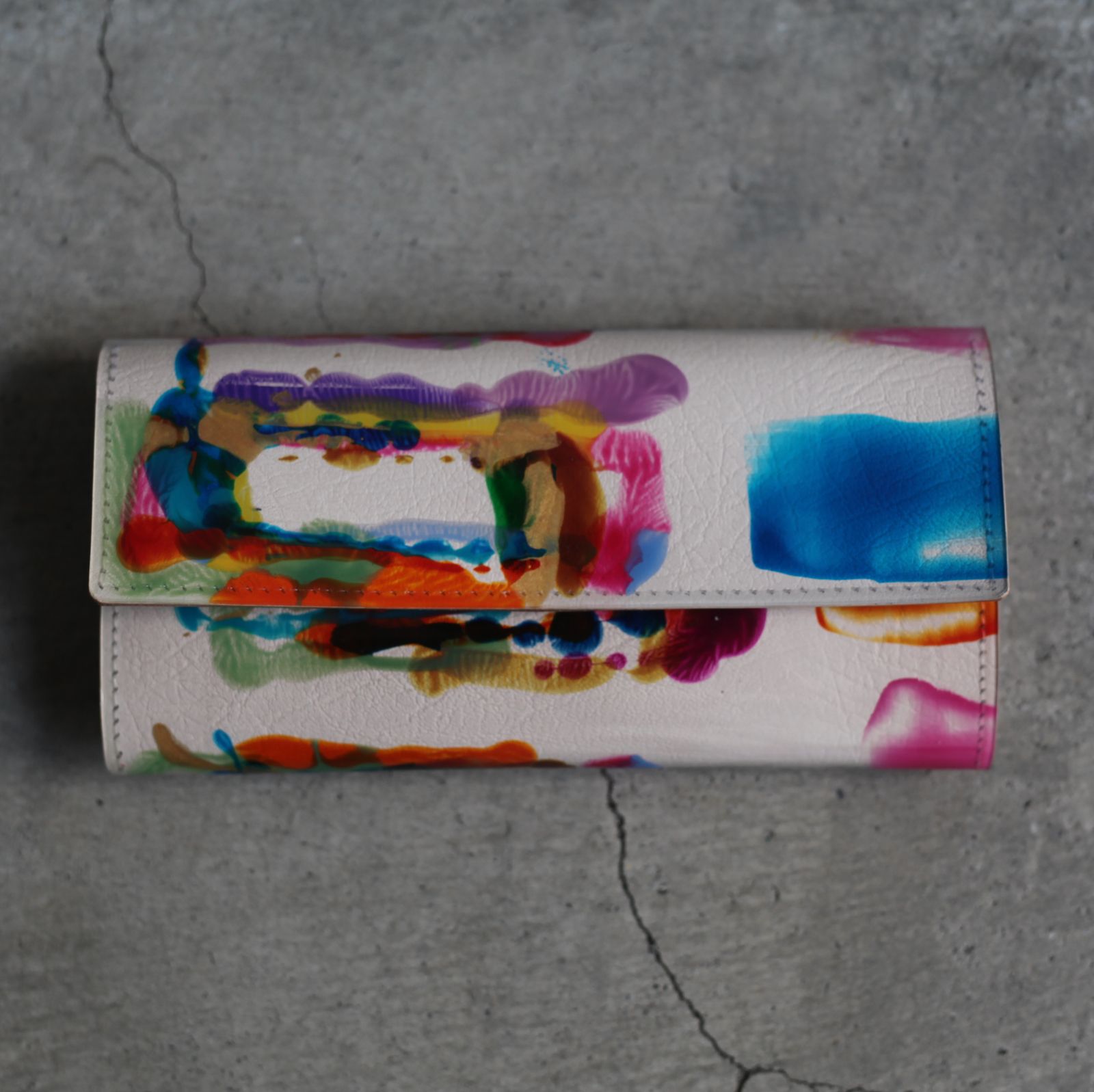 【残り一点】Paint Wallet(LONG)