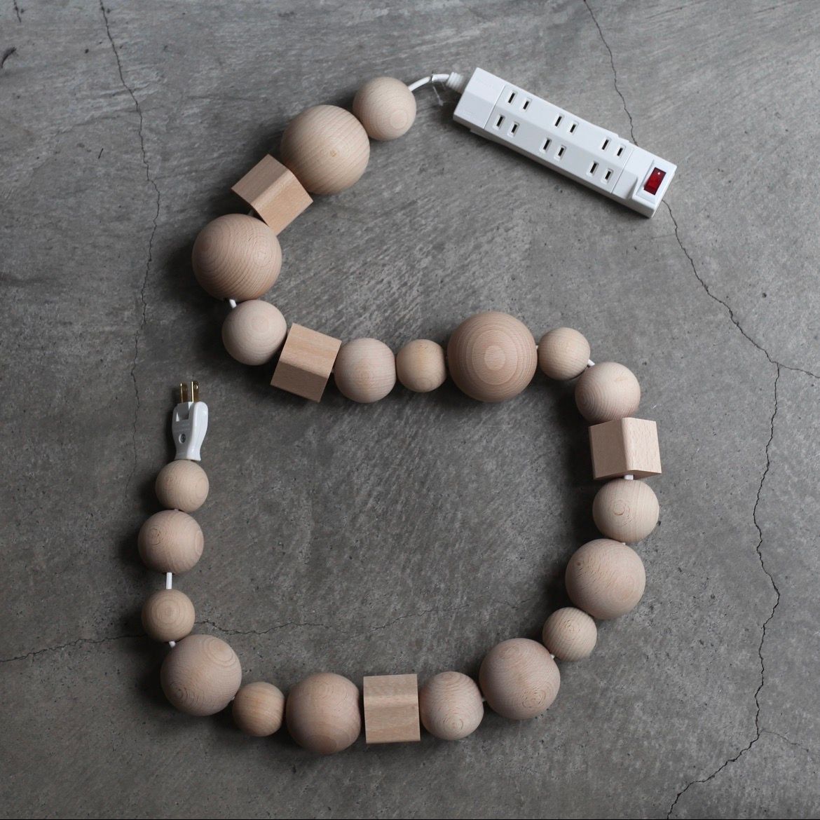 BLESS - 【残りわずか】Cable Jewelry Multiplug_1.4m(WOODEN ELEMENTS