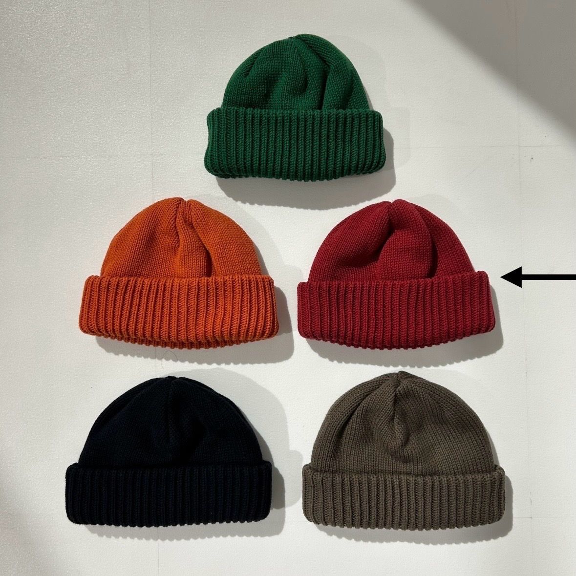 【再販売通知受付可能】Knit Cap(RED)