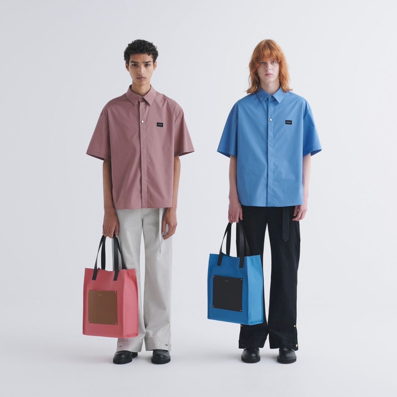 【残り一点】Leather Pocket Canvas Tote