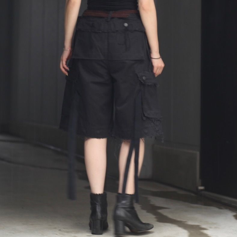【残り一点】Slash Seam Twist Cargo Pants(AGED TWILL)