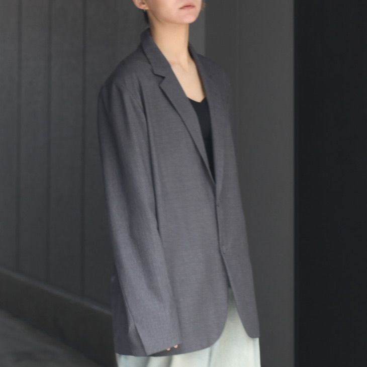 ATON - 【残り一点】Wool Tropical Tailored Jacket | ACRMTSM ONLINE