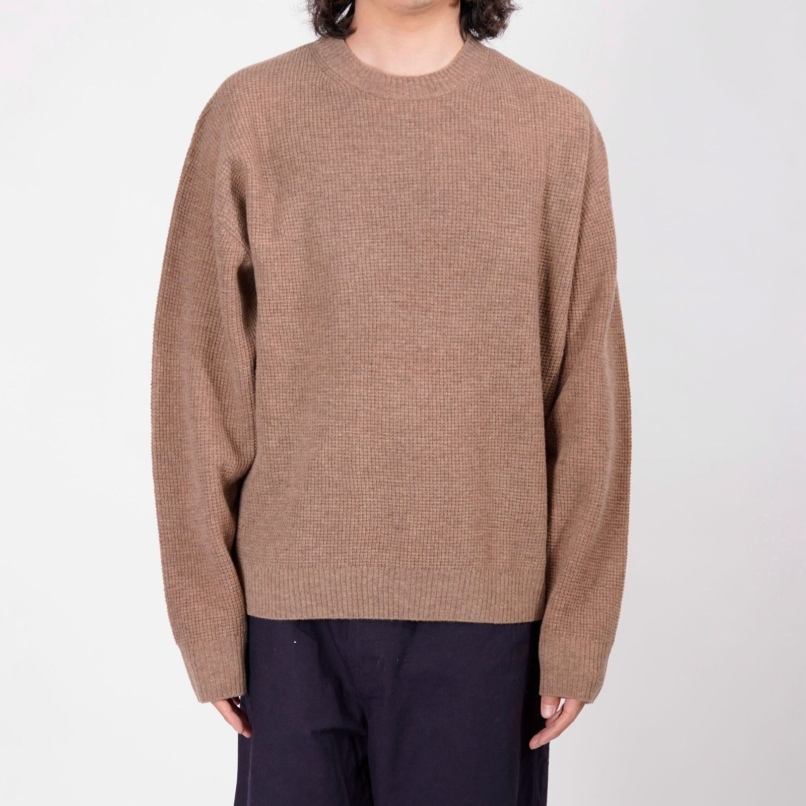 【残り一点】Wool Cashmere Waffle Knit