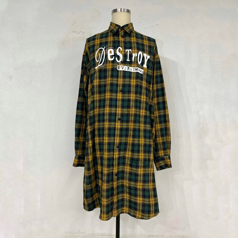 KIDILL - 【残り一点】Destroy Check Shirt | ACRMTSM ONLINE STORE