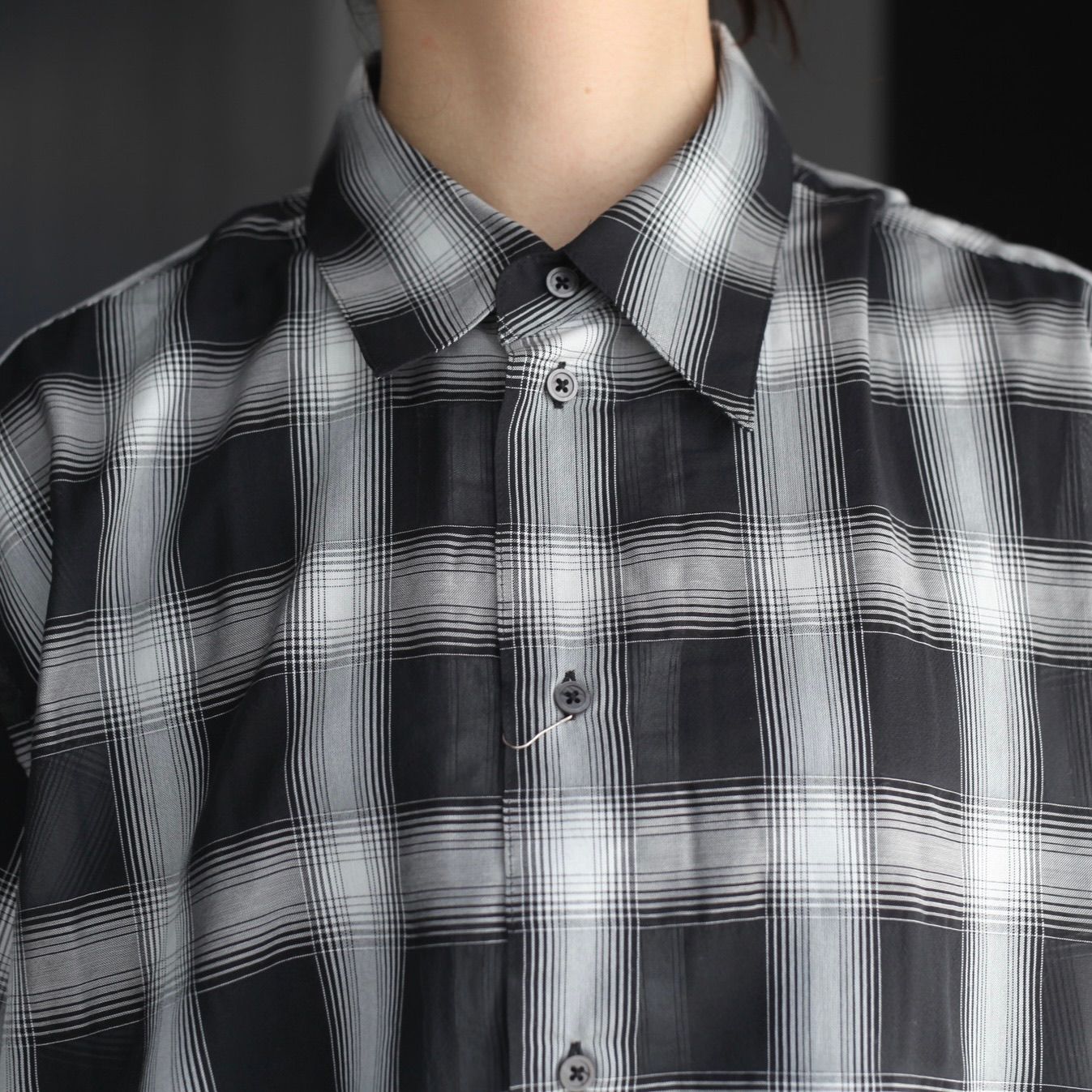 【残り一点】シズルチェックS/Sシャツ