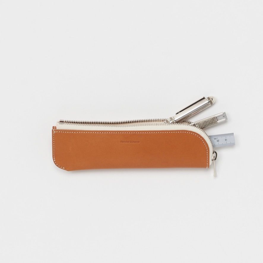 Hender Scheme - 【残り一点】L Zip Pen Case(TAN) | ACRMTSM ONLINE STORE