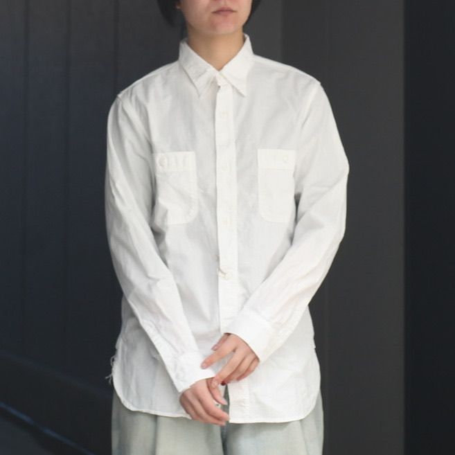 【残りわずか】White Chambray Work Shirt