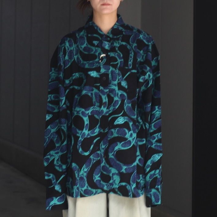 【残り一点】Print Nel L/S SH