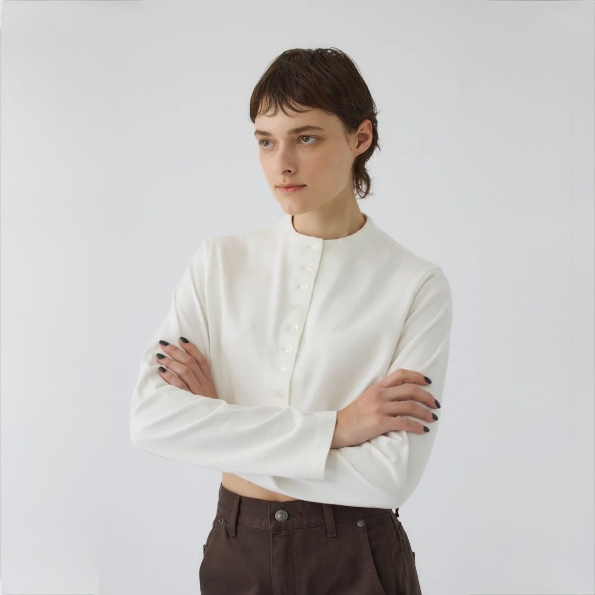 【残り一点】Neck Darts Cut Long T/SH