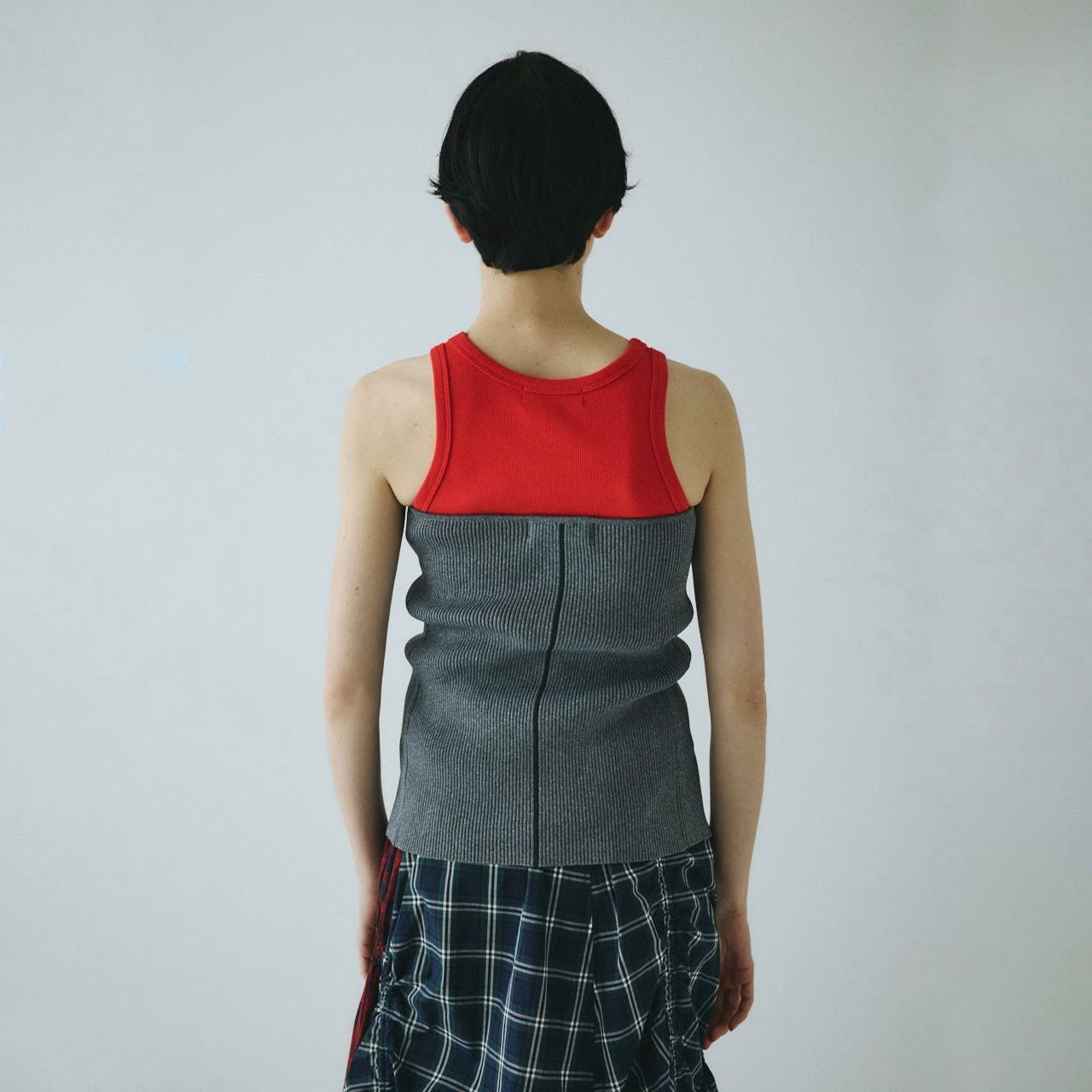 【残り一点】Front Button Knit Bustier