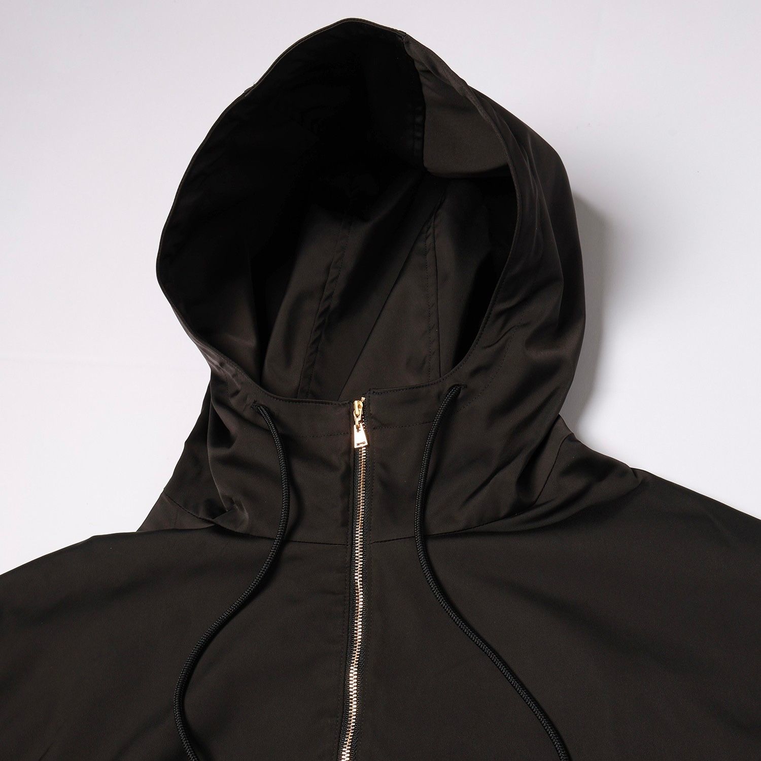 【残り一点】Double Satin Half Zip Anorak Hoodie