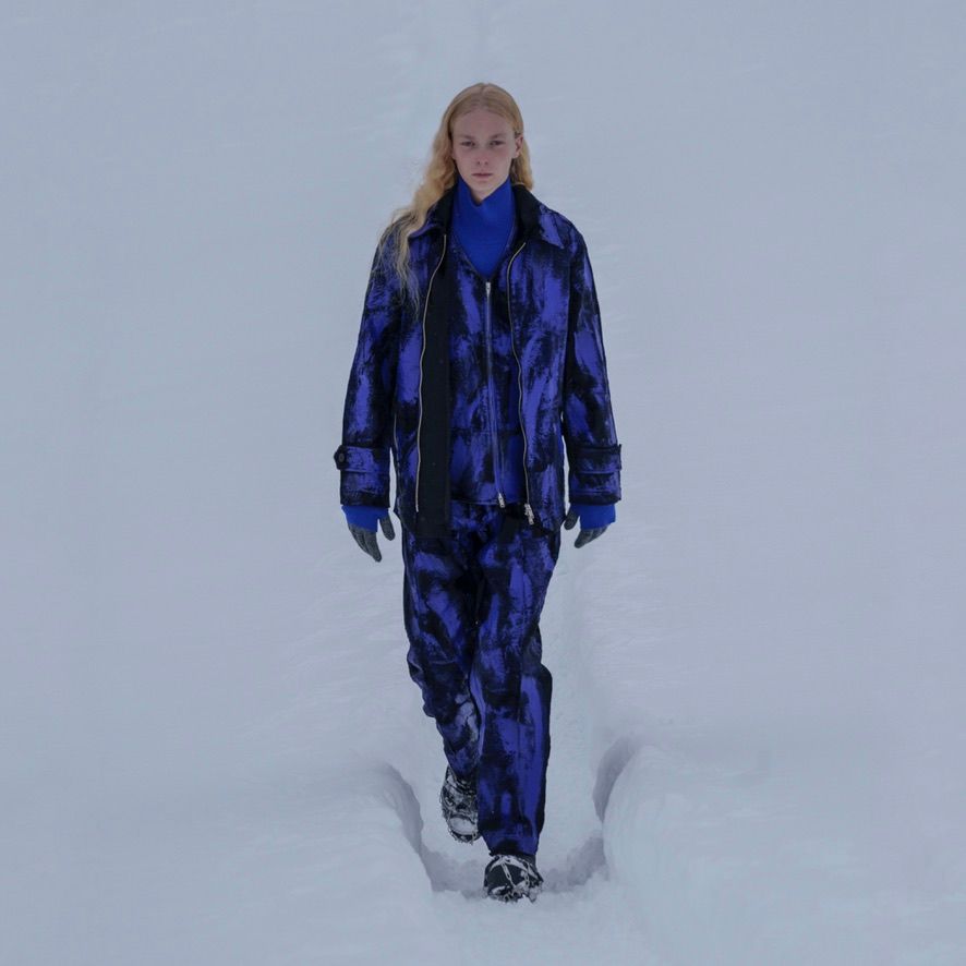YOKE - 【残り一点】Hand Painted Velvet Zip Vest | ACRMTSM YOKE - 【残り一点】Hand Painted Velvet Zip Vest | ACRMTSM