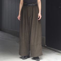 【残り一点】コーデュロイ2タックワイドトラウザー
