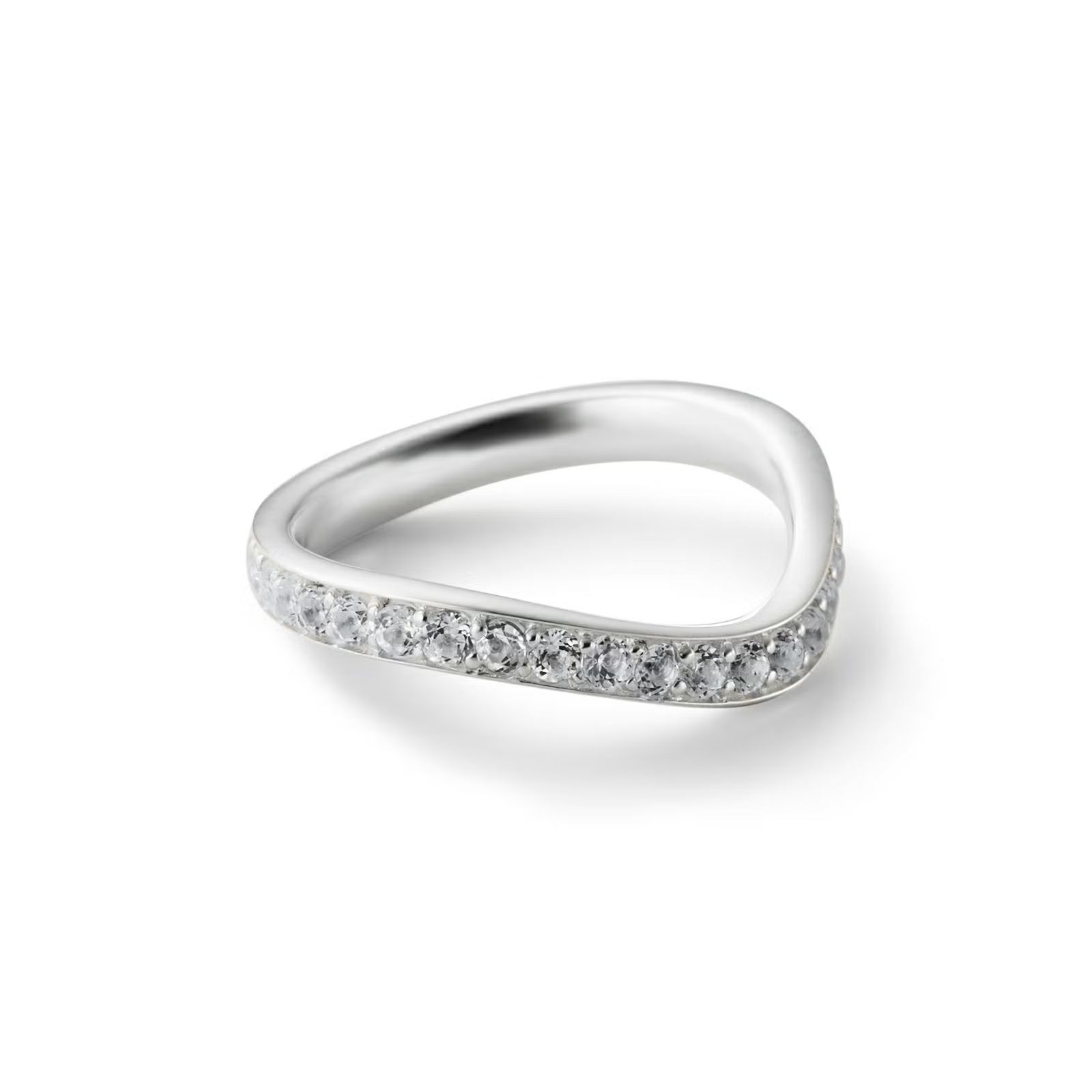 【お取り寄せ注文可能】Curved Eternity Ring