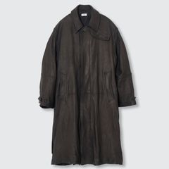 【残り一点】Lamb Leather Balmacaan Coat