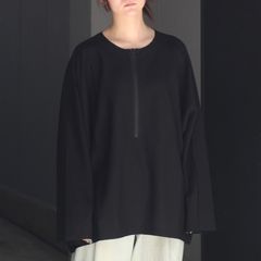 【残り一点】ミラノポンチハーフジップニット