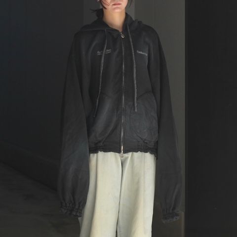 【残り一点】Washed Ordinary Old Style Zip Hoodie