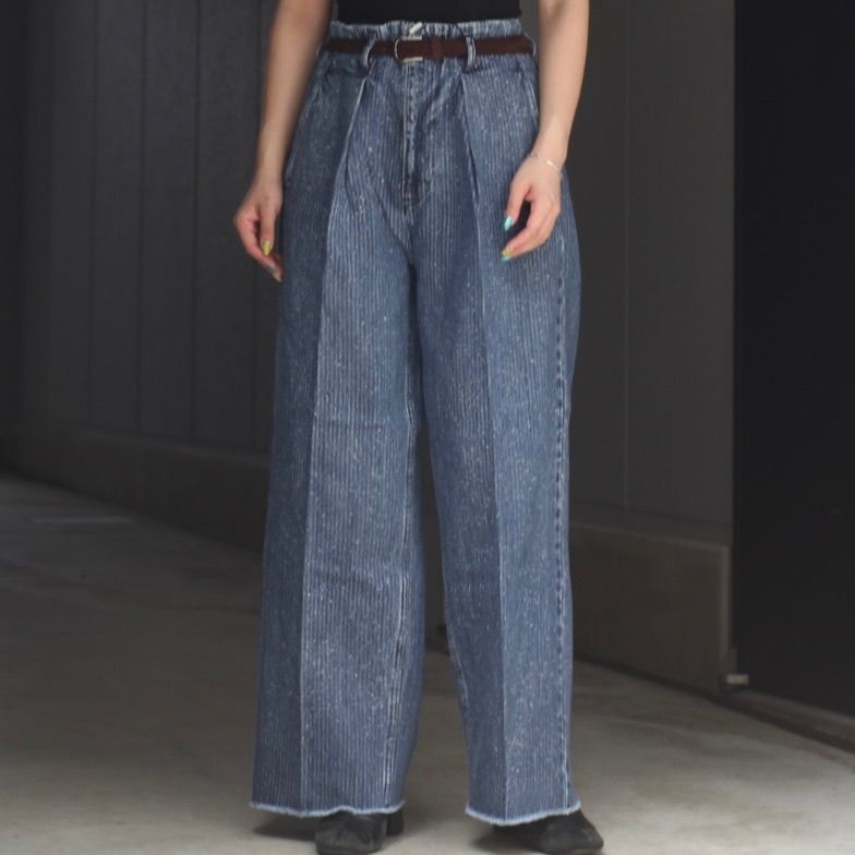 saby バギーデニム saby【サバイ】tuck baggy type02 - 11oz bingo denim - sun
