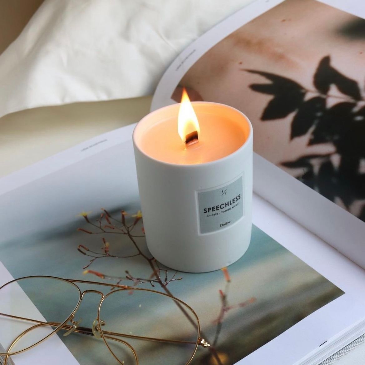 【残りわずか】Fragrance Wood Candle(SHVERPOT)