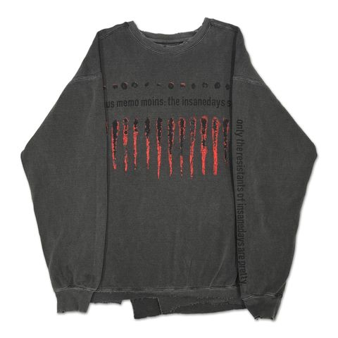 【残り一点】Bootleg Crew Sweat With Damaged(ERROR S)