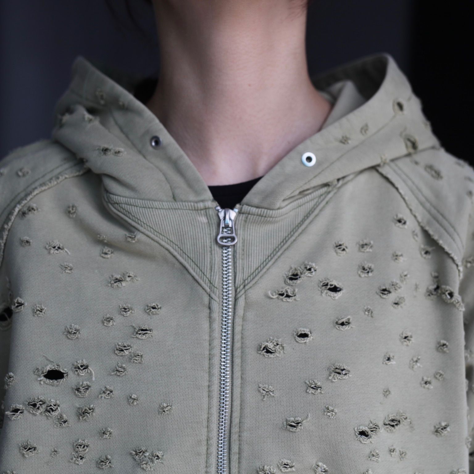 FAF - 【残り一点】Damaged Zip Up Hoodie | ACRMTSM ONLINE STORE
