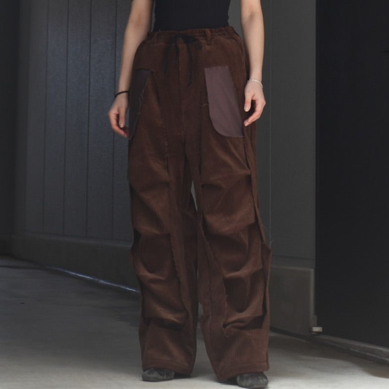 MUZE - 【残り一点】Corduroy 3D Trousers | ACRMTSM ONLINE STORE MUZE - 【残り一点】Corduroy 3D Trousers | ACRMTSM ONLINE STORE