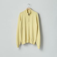 【残り一点】Pure Cashmere Knit Half Zip LS