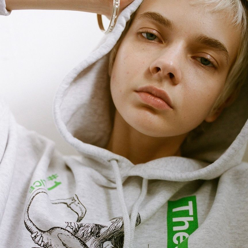 【残り一点】Oversized Print Hoodie