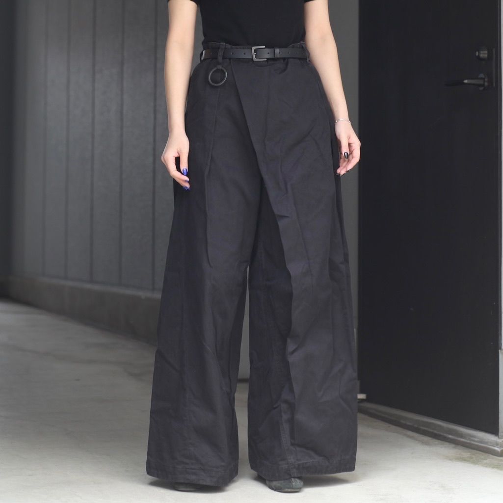 【残り一点】Wrapped Work Trousers With Night-Cut(AGED TWILL)